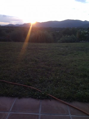Esto es lo que ven mis ojos ahora mismo a pie del Montseny...después de trabajar 13 horas....RELAX!