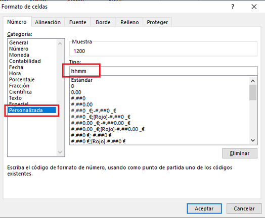 Transformar Horas en Excel para Adaptar a Build Alpha