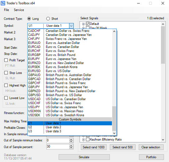 User Symbol en Build Alpha