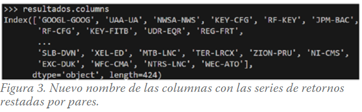 Cambio Columnas Retornos