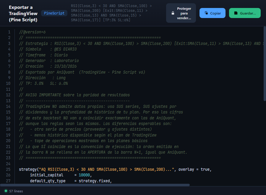 Export Pine Script