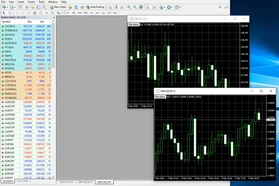 Ventanas Extraídas de Metatrader