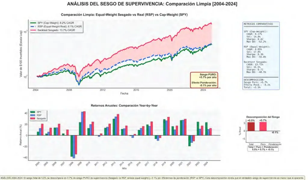 Análisis del Sesgo de Supervivencia